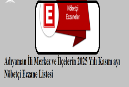 Adiyaman Eczacı Odası